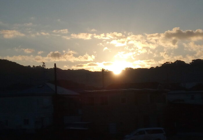 もう太陽は北に回帰し始めているんじゃないかなぁ。